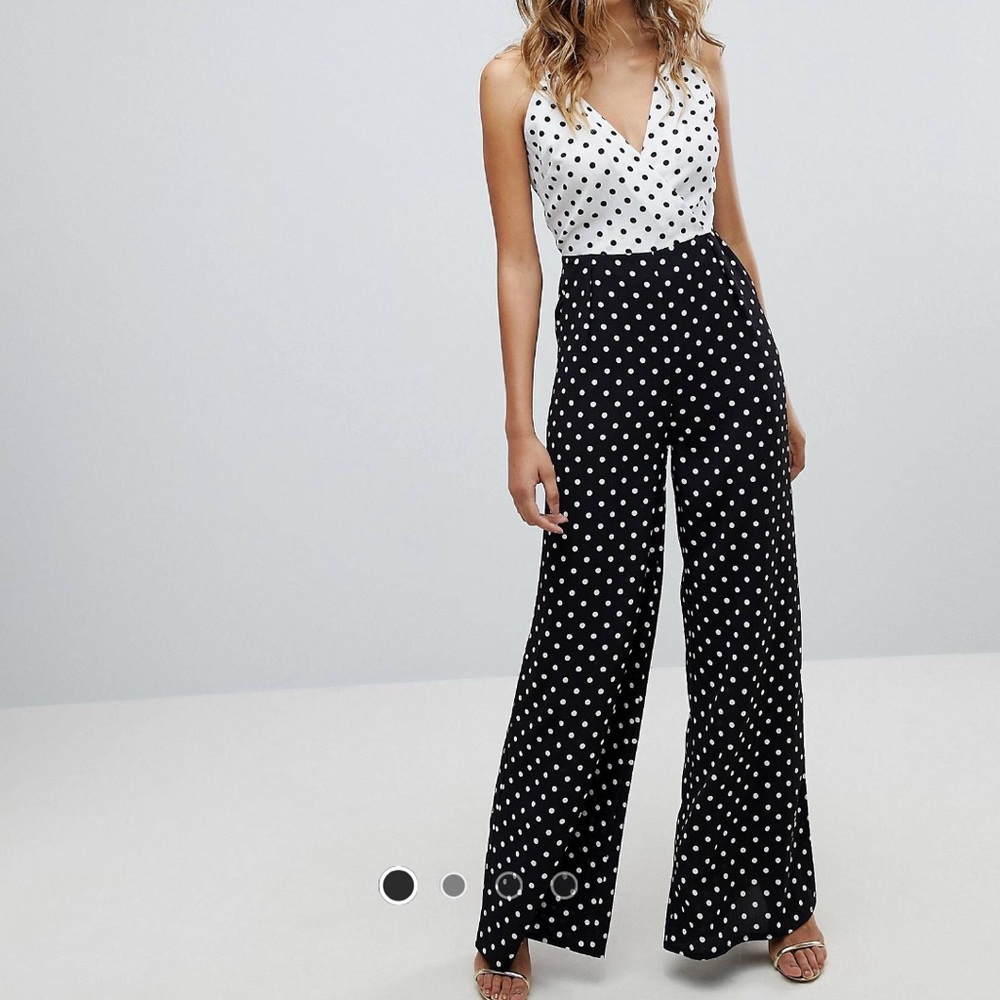 Missguided Polka Dot Jumpsuit
